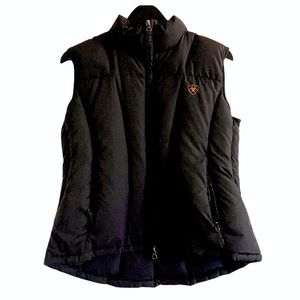 Ariat Women's Black Goose Down Insulated Puffer Vest
